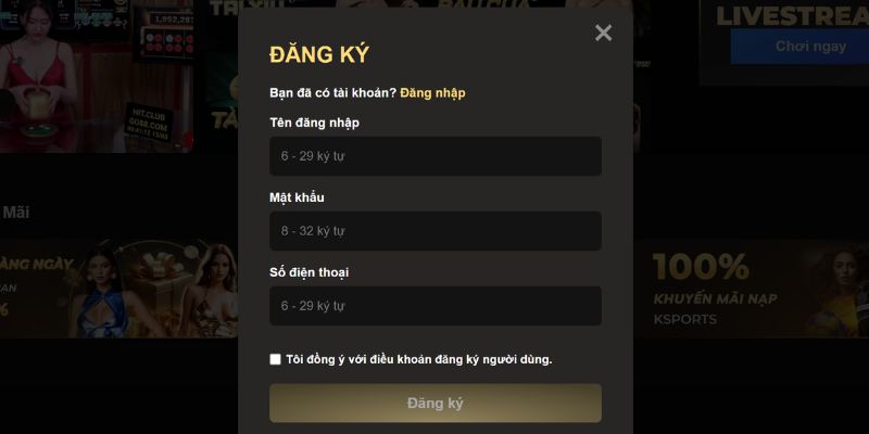 Đăng ký RWIN chỉ với 03 bước cho tân thủ